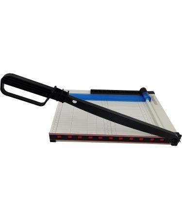 TEXALAN Paper Cutter Letter Size Paper Trimmer 12 Cut Length 12 Sheet Capacity Guillotine Paper Photo Cutter with Magnet Clamp  Paper Guide  Size Guideline - Buy Online on GoSupps.com