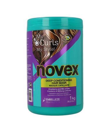 Novex My Curls Deep Conditioning Mask 35oz - Enriched with Oils & Cranberry Extract - For All Curl Types - 2.20lb (1 Pack) - Buy Online on GoSupps.com
