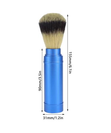 Premium Shaving Brush | Portable Barber Brush for Men | Travel Grooming Tool | Beard & Facial Cleansing Tool - Buy Online on GoSupps.com