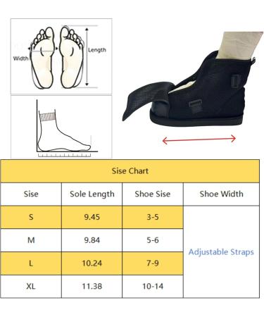 Plaster Protection Shoes | Adjustable Medical Walking Shoes for Foot Injuries & Postoperative Recovery | High Top X-Large - Buy Online on GoSupps.com