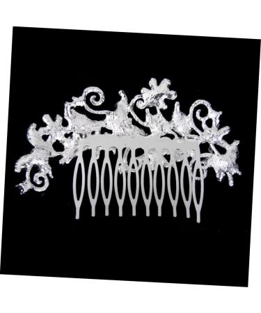 DOITOOL Wedding Headpiece for Bride Vintage Silver Hair Side Combs Rhinestone Headpiece Silver Headpiece Crystal Silver Tiara Vintage Hair Side Combs Wig Hair Comb Pearl - Buy Online on GoSupps.com