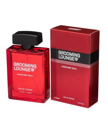 Handsome Devil by Grooming Lounge - Fragrance for Men - Energizing blend of spice and citrus - Notes of Coffee Berry and Red Wood - For Warm and Mischievous Men - 3.4 oz - Buy Online on GoSupps.com