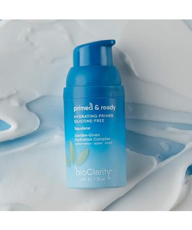 bioClarity Silicone-Free Moisturizing Primer | Vegan & Non-Toxic | Squalane, Vitamin E, Lentil & Watermelon | 1 fl. oz - Buy Online on GoSupps.com