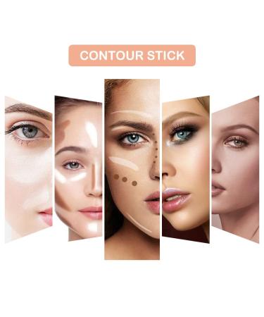 Buy Contouring Stick & Highlighter Set - Long-Lasting Concealer for Perfect Contours | International Shipping - Buy Online on GoSupps.com
