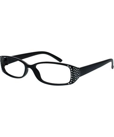 Shop Stylish Black & Purple Diamonte Reading Glasses - Value 2 Pack for Women | RR93-15 +3.50 Diopters - Buy Online on GoSupps.com