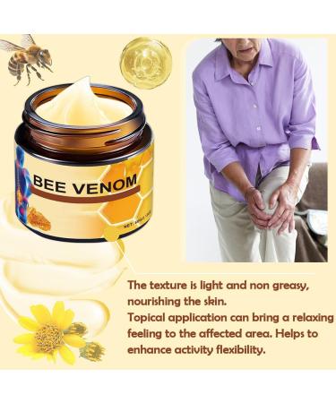 3pcs Bee Venom Skin Treatment Cream Bee Venom Skin Repair Cream Professional Joint Gel Suitable for Hand Shoulder Neck Knee 5.9*2.04*2.04 IN - Buy Online on GoSupps.com