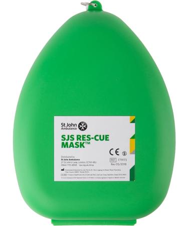 St John Ambulance Resuscitation Rescue Mask - CPR Emergency Kit - Buy Online on GoSupps.com