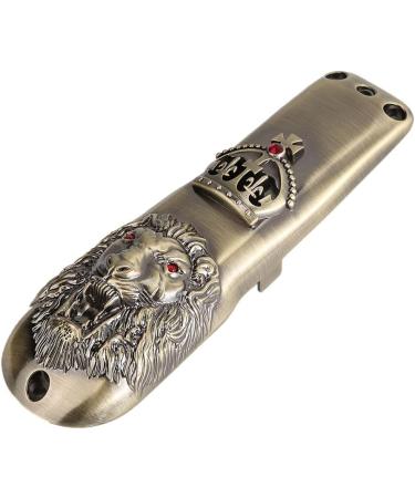 Hair Clipper Replacement Cover Cordless Haircutting and Trimming Kit Durable Exquisite Animal Head Design Hair Clipper Cover Suitable for Clippers (lion head copper color) - Buy Online on GoSupps.com