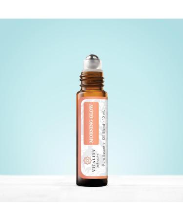 Vitality Extracts Morning Glow Roll-On Serum - Vegan Daily Hydrating Moisturizer with Avocado & Rosehip Oil for Radiant Supple Skin - All Skin Types - Buy Online on GoSupps.com