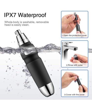 Electric Eyebrow Trimmer Kit - Waterproof Facial Hair Remover for Easy Cleansing & Commuting | International Shipping Available - Buy Online on GoSupps.com