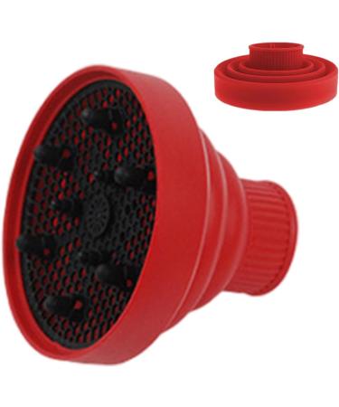 Generic Blow Dryer Attachment | Foldable Silicone Blow Dryer Attachment Heat Resistant Soft Blow Dryer Accessory Multifunctional Hair Styling Supplies for Girls red - Buy Online on GoSupps.com