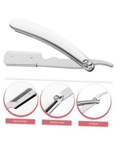 Minkissy Manual Razor Blade Holder | Premium Razor Accessories for Men's Hairdressers & Beard Shaving | Ideal for Precise Grooming & International Shipping - Buy Online on GoSupps.com