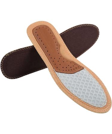 GLEAVI 3 Pairs Plantar Insoles - Breathable Leather Shoe Inserts for Sports & Comfort | Non-Slip Cowhide Foot Support - Buy Online on GoSupps.com