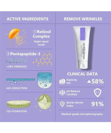 Grospe Anti-Wrinkle Skin Cream for Remove Wrinkles Advanced Firming Wrinkle Reducing Cream Refines Pores Firms Skin Improves Fine Lines and Wrinkles Suitable for All Skin Types 1 Oz - Buy Online on GoSupps.com