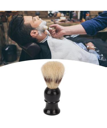 Angrek Men's Beard Foam Brush | Portable Curved Handle Shaving Brush for Perfect Edges - Ideal for Home & Travel - Buy Online on GoSupps.com