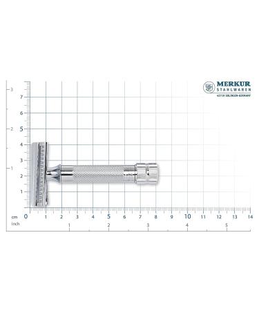 MERKUR DOVO Safety Razor 37C Slant Bar - Precision Shaving Tool 90g Silver | International Shipping Available - Buy Online on GoSupps.com