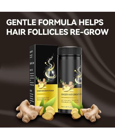 Anti-Hair Failure Ginger Hair Growth Powder - Stimulate Thicker Hair Strengthen Roots & Promote Fast Growth | 3-Pack for Women & Men - Buy Online on GoSupps.com
