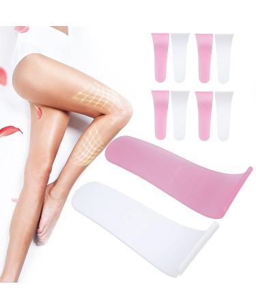 Kenanlan 10 Piece Hair Wax Removal Spatula Sticks | Plastic Cosmetic Mask Tools for Salon & Home - Perfect for Depilatory Cream - Buy Online on GoSupps.com