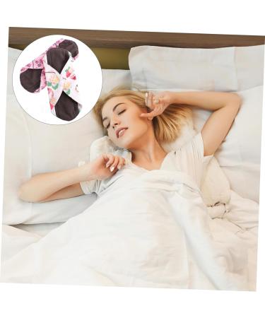 Washable Bamboo Charcoal Menstrual Pads - 5pcs Set for Women - Organic Reusable Napkin and Panty Liners - Buy Online on GoSupps.com