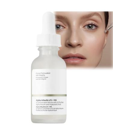 60ML Alpha Arbutin 2% + Hyaluronic Acid 2% Alpha Arbutin Serum Dark Spots Removal Hyaluronic Acid Serum Brightening Serum Hydrating Moisturiser Anti-Wrinkle Serum Anti Aging Serum
