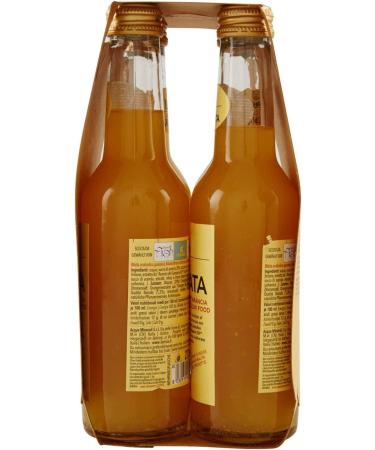 Lurisia Aranciata Pack of 24 275 ml glass bottles for soft drinks made with Italian orange juice and Apulian orange extract mild taste - Buy Online on GoSupps.com