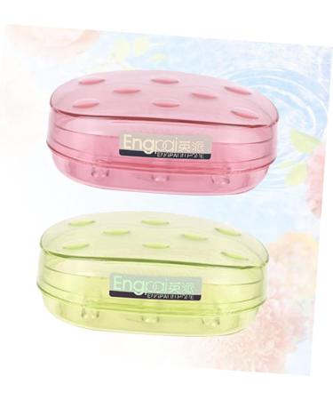 Ciieeo 2pcs Soap Dish Holder Soap Container Soap Box Portable - Buy Online on GoSupps.com