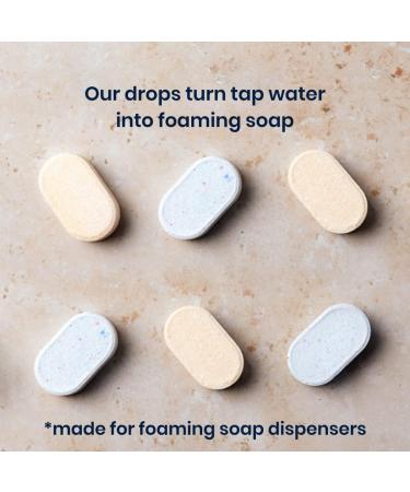 Raindrop Sustainable Hand Soap Refills 4x Plastic-Free Foaming Hand Soap Refills (Sweet Vanilla) - Buy Online on GoSupps.com