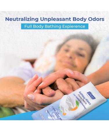 Dr. Fischer Large Hygienic Cleansing Body Wipes for Adults - 48 No Rinse Disposable Bath Wipes - Buy Online on GoSupps.com