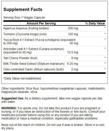 Swanson Uric Acid Cleanse - Kidney Support Supplement with 7 Powerful Herbs - 60 Veggie Capsules - Buy Online on GoSupps.com
