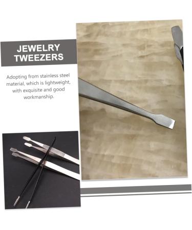 Villcase 3-Piece Ducking Beak Clip Aid - Precision Tweezers for Jewelry Making & Eyelash Application - Stainless Steel Hobby Tools - Buy Online on GoSupps.com