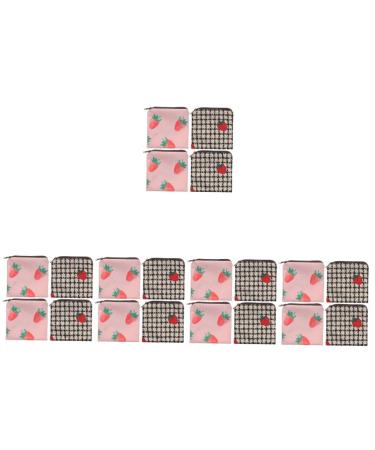 Healeved 20 pieces of napkin carpets girl money exchanges mini-make-up bags mini-make-up bags mini-wet bag pads bag breastfeeding pillow holder practical