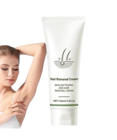 Hair Removal Cream for Women - 120ml Gentle and Moisturizing Hair Removal Cream - Soothing Lotion for Body Face Legs Underarms - Family Use