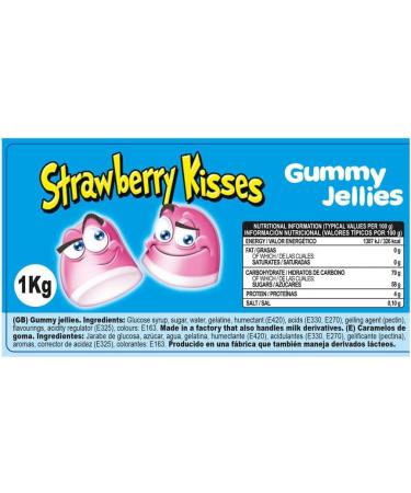 Fun for All Sweet Mix 1kg + Sour Bizzl Sweet Mix 1kg + Fizzy Worms 1kg + Strawberry Kisses 1kg Boxed Treatz - Buy Online on GoSupps.com