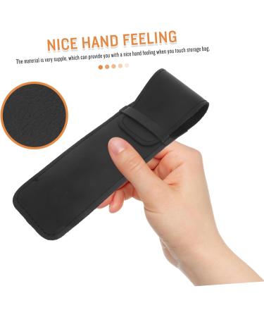 Fomiyes 4-Piece Razor Storage Set | Portable Leather Razor Carrier & Covers | Ideal for Barbers & Travel - Buy Online on GoSupps.com