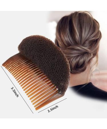 3 Pcs Hair Bump Insert Comb Sponge Foam Hair Base Styling Tool Hair Pad Bump Fluffy Hair Maker for Woman for Party Banquet - Buy Online on GoSupps.com