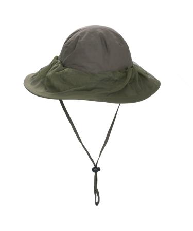 Anti-Mosquito Beekeeping Hat with Veil - Army Green | One Size Mesh Bug Insect Cap for Men Women - Buy Online on GoSupps.com