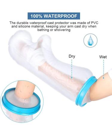 Yosoo Health Gear Waterproof Arm Cast Protector 51cm for Adults - Protects Broken Surgery Arm Wounds and Burns - Buy Online on GoSupps.com