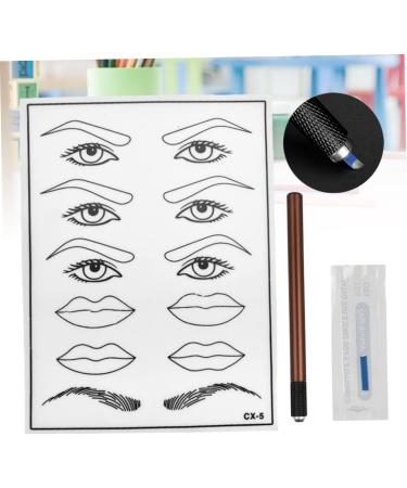 Hemoton 2pcs Practice Skin Kit Embroidery Kit Manual Pen Coffee - Buy Online on GoSupps.com
