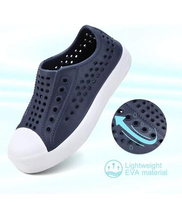 Okilol Toddler Slip On Sandals - Navy - Size 6 - Quick Dry Summer Beach Water Shoes - Buy Online on GoSupps.com