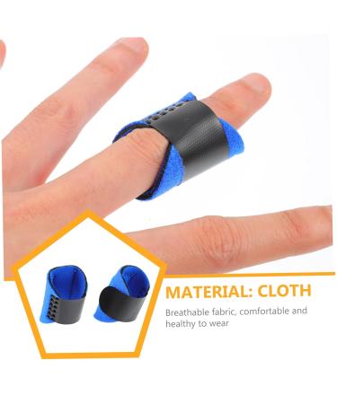 FRCOLOR 2pcs Finger Splint & Brace - Stabilize Broken Fingers | Injured Finger Wraps for Sports - Available in Pink & Blue - Buy Online on GoSupps.com