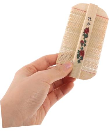 2pi ces Peigne Antipelliculaire Double Face Bambou Dents Fines Pour Cheveux limination Des Pellicules Usage Familial Et Voyage - Buy Online on GoSupps.com