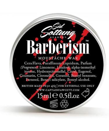 Captain Fawcett Barberism Moustache Wax 15ml - Premium Styling Wax for Perfect Moustaches - Buy Online on GoSupps.com