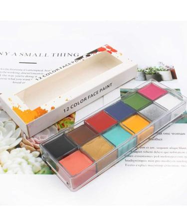 Lurrose 12 Fluorescent Body Painting Cream - Vibrant Cosmetic Pigment for Kids & Adults | International Shipping Available - Buy Online on GoSupps.com