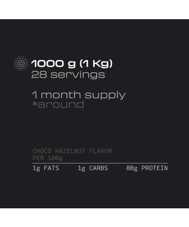  Beverly Beverly CFM Isolate - Whey Protein Isolate Lacprodan - 1kg - 30g Protein Per Serving - 29 Servings - Tones and Increases Muscle Mass - Saeur (1kg BUTTER BISCUIT) - Buy Online on GoSupps.com