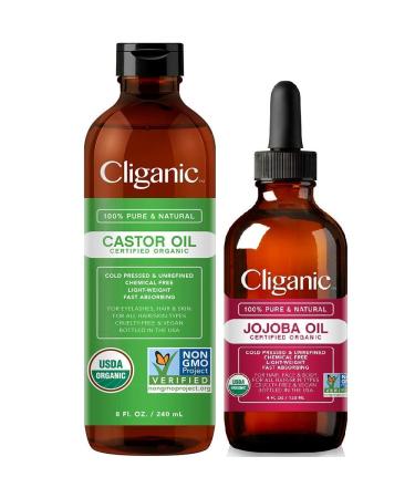 Cliganic 100% Pure & Natural Jojoba Oil 4 fl oz (120 ml)