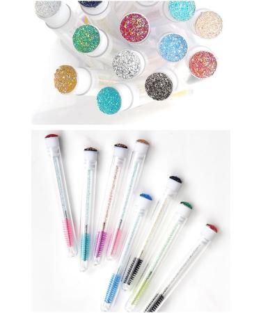 wemee 30PCS Eyelash Brush Tube Makeup Mascara Brush Replaceable Dust-Proof Eye Lash Eyebrow Brush Tube for Eyelashes Extension - Buy Online on GoSupps.com