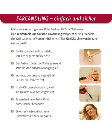 10 Pairs Biosun Wellharmony Ear Candles with Safety Filters - Sensual Orange Grapefruit & Tangerine Fragrance | International Shipping Available - Buy Online on GoSupps.com