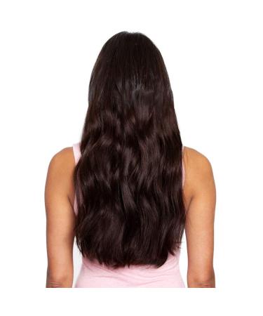 Super Thick Deluxe Clip-in Hair Extensions - 100% Remy Human Hair 18 Inch 210g - Intense Dark Brown #2 - International Shipping - Buy Online on GoSupps.com