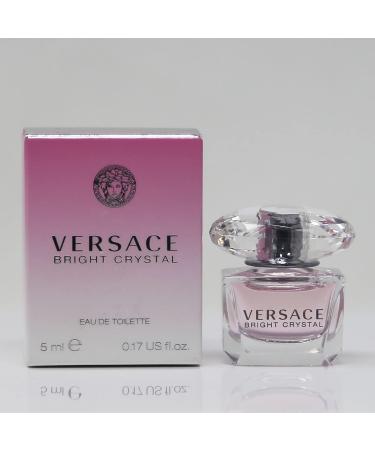 Versace. Bright Crystal Eau de Toilette Mini for Women 0.17 Ounce (Pack of 2) Floral 0.17 Fl Oz (Pack of 2) - Buy Online on GoSupps.com