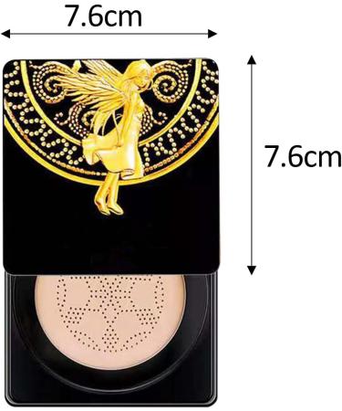 Amagogo Mushroom Head Air Cushion BB Cream Concealer Lightweight Long Wear Moisturizing Easy to Apply Makeup Base Primer Makeup Foundation 20G Natural White - Buy Online on GoSupps.com